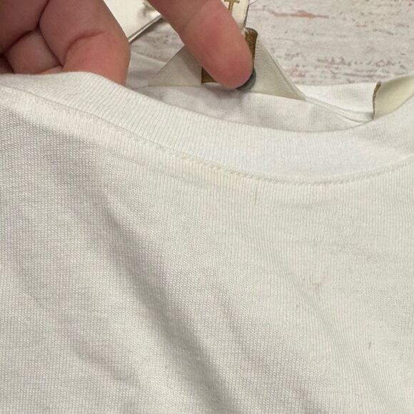 Ted Baker Floriyn Magnolia Tee Appliqué High Low Shirt White Size 2 = Small NEW - Picture 10 of 10